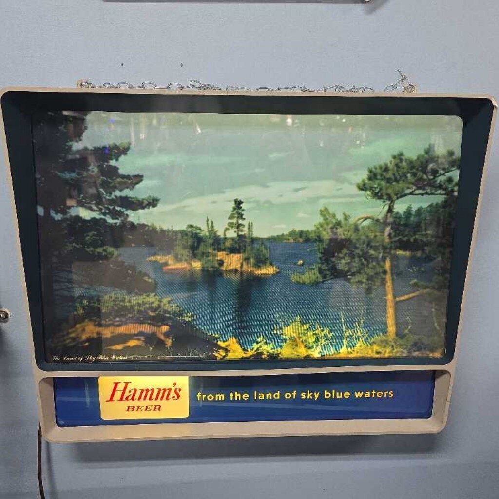 early 1960s Hamm's beer light-up sign