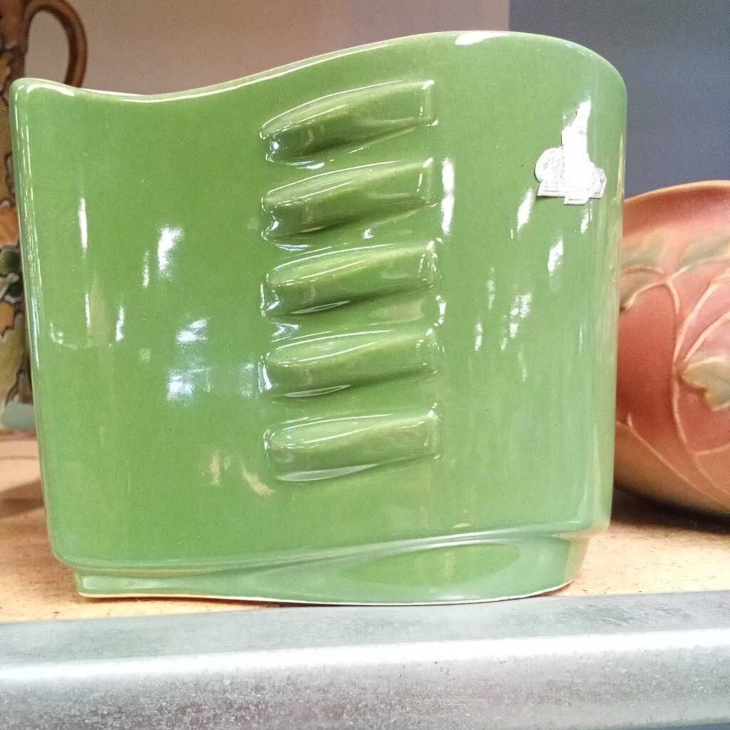 Green Ceramic Planter