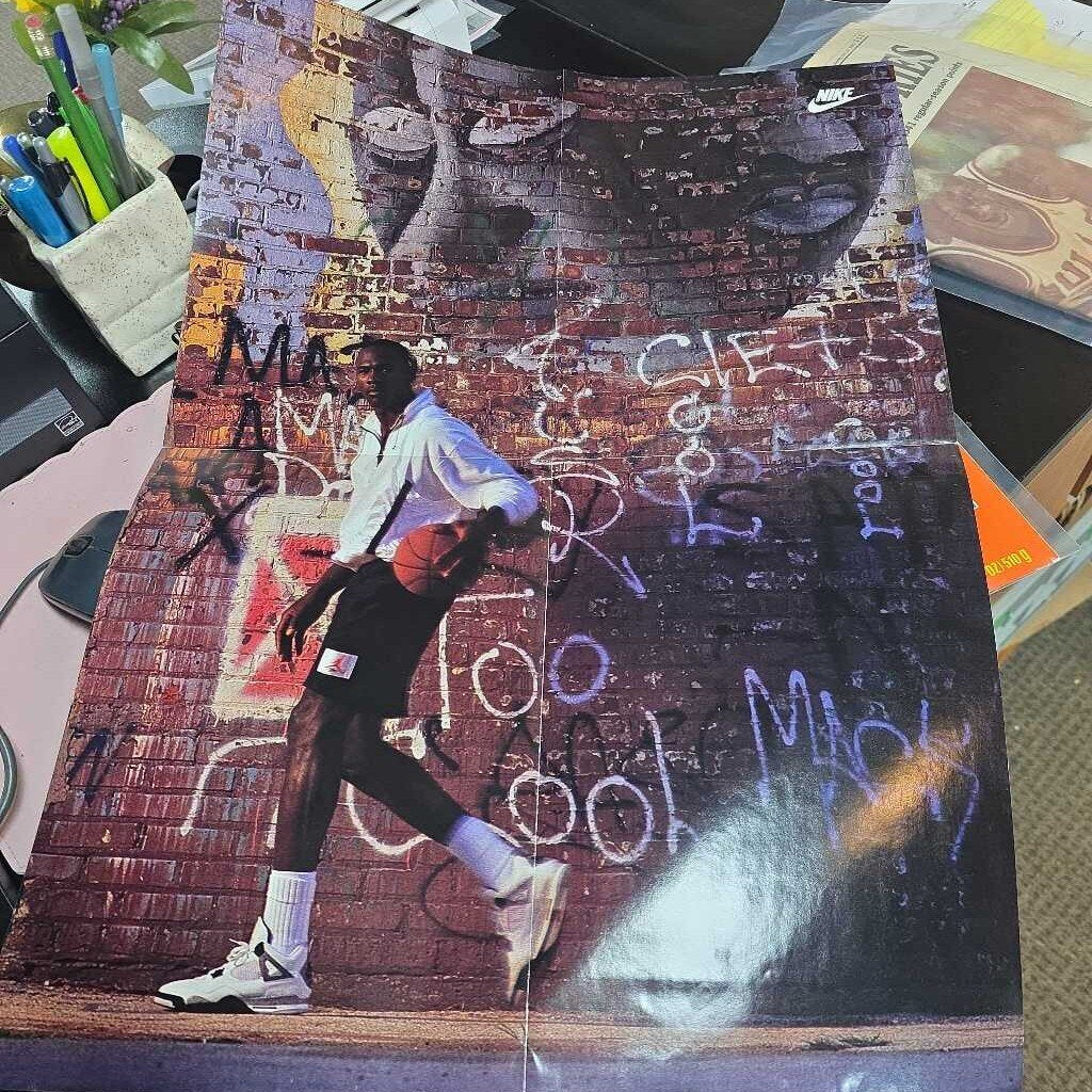 90S MICHAEL JORDAN WHEATIES NIKE POSTER 1 OF 4