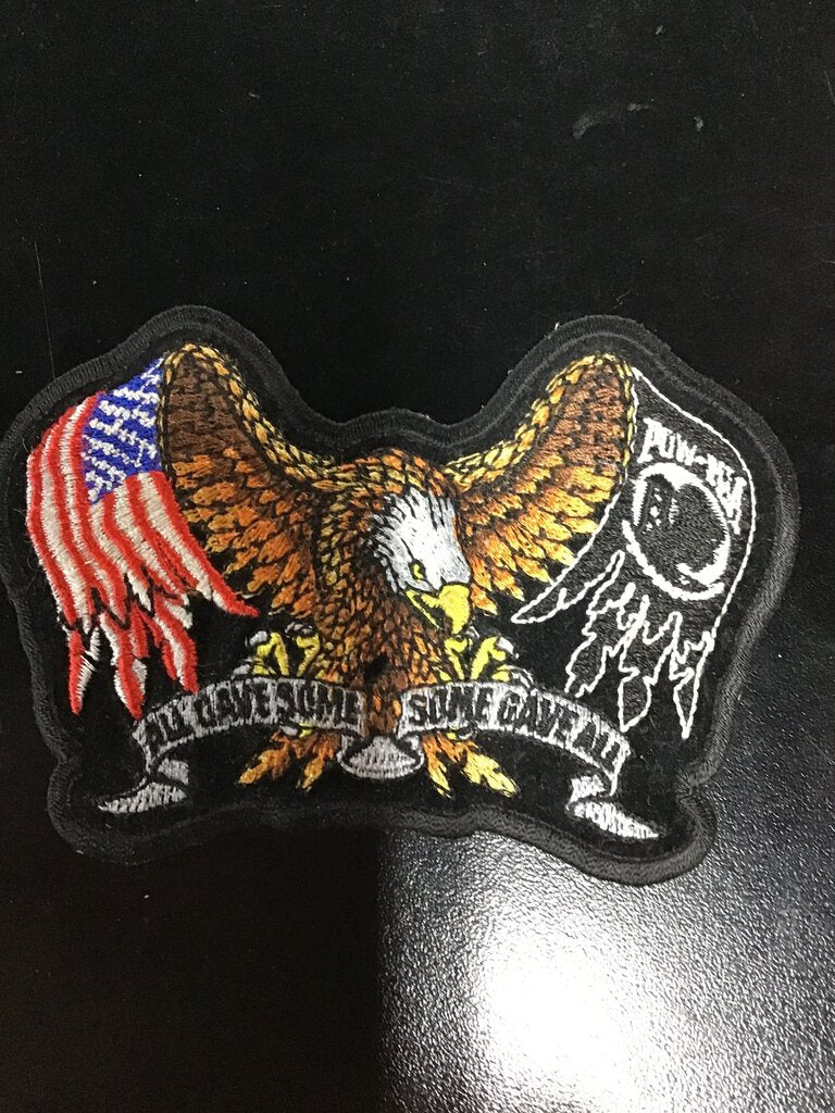 Eagle and Flag Embroidered Patch