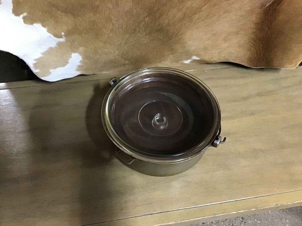 Vintage Glass and Metal Container