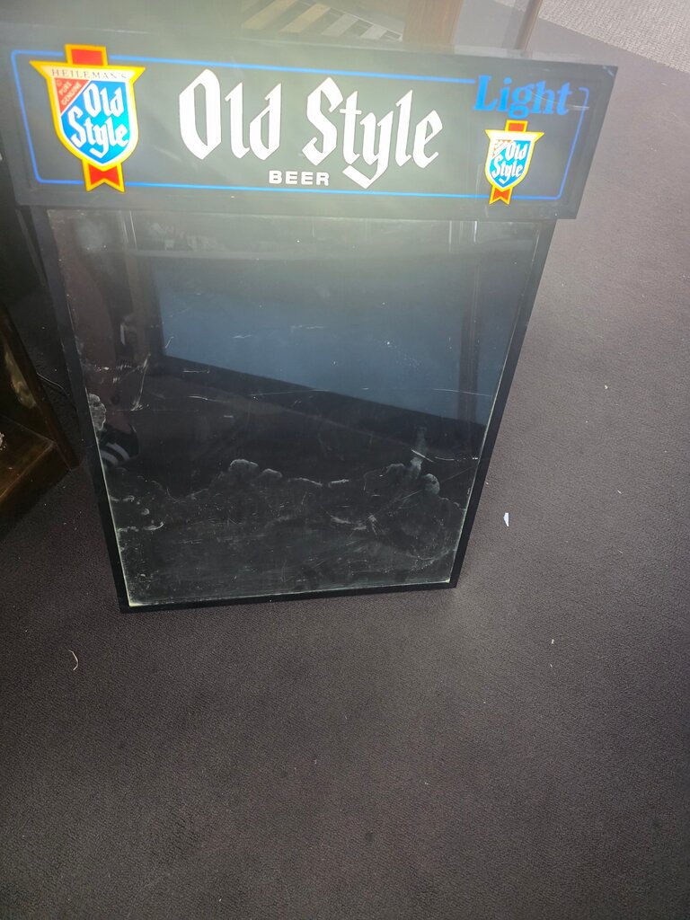 VINTAGE OLD STYLE BEER LIGHT UP WRITING BOARD