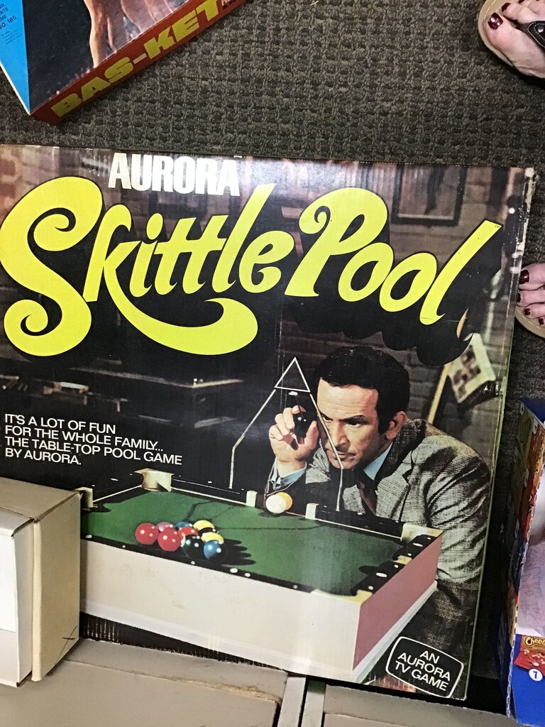Aurora Skittle Pool Table-Top Game