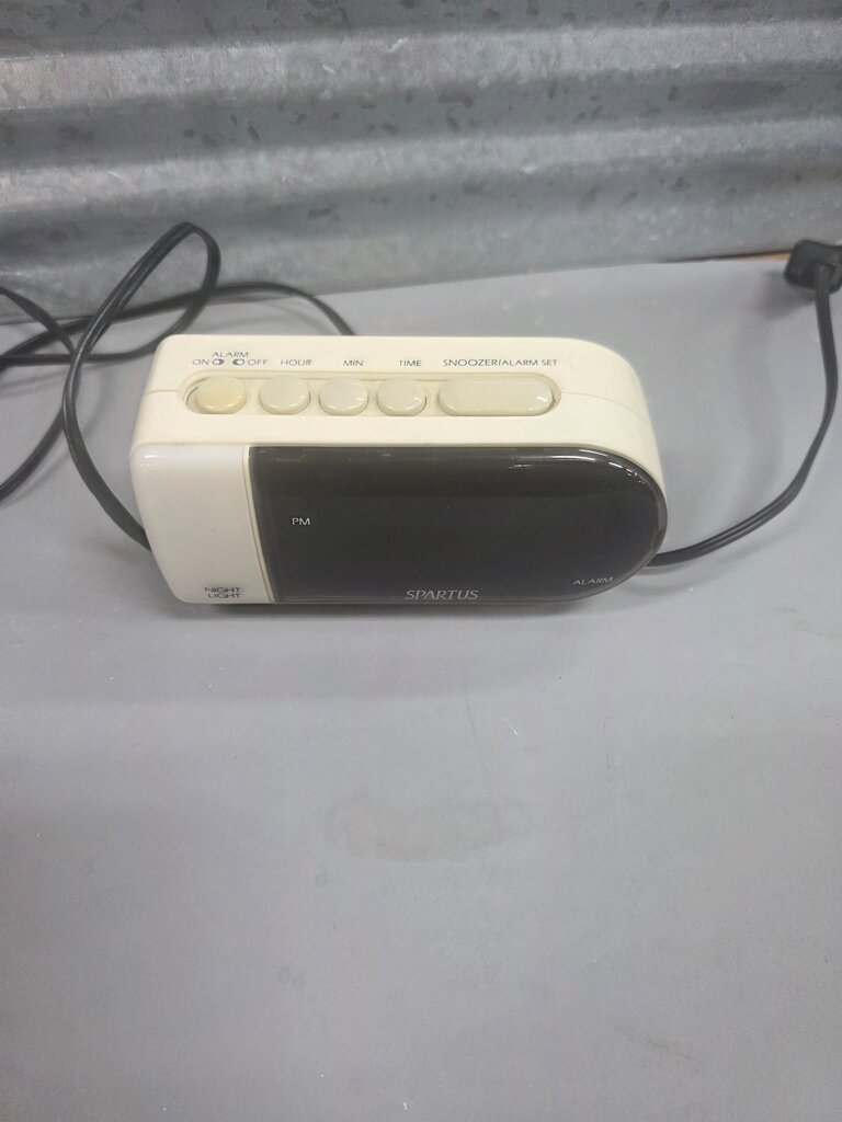 Spartus Alarm Clock with Night Light