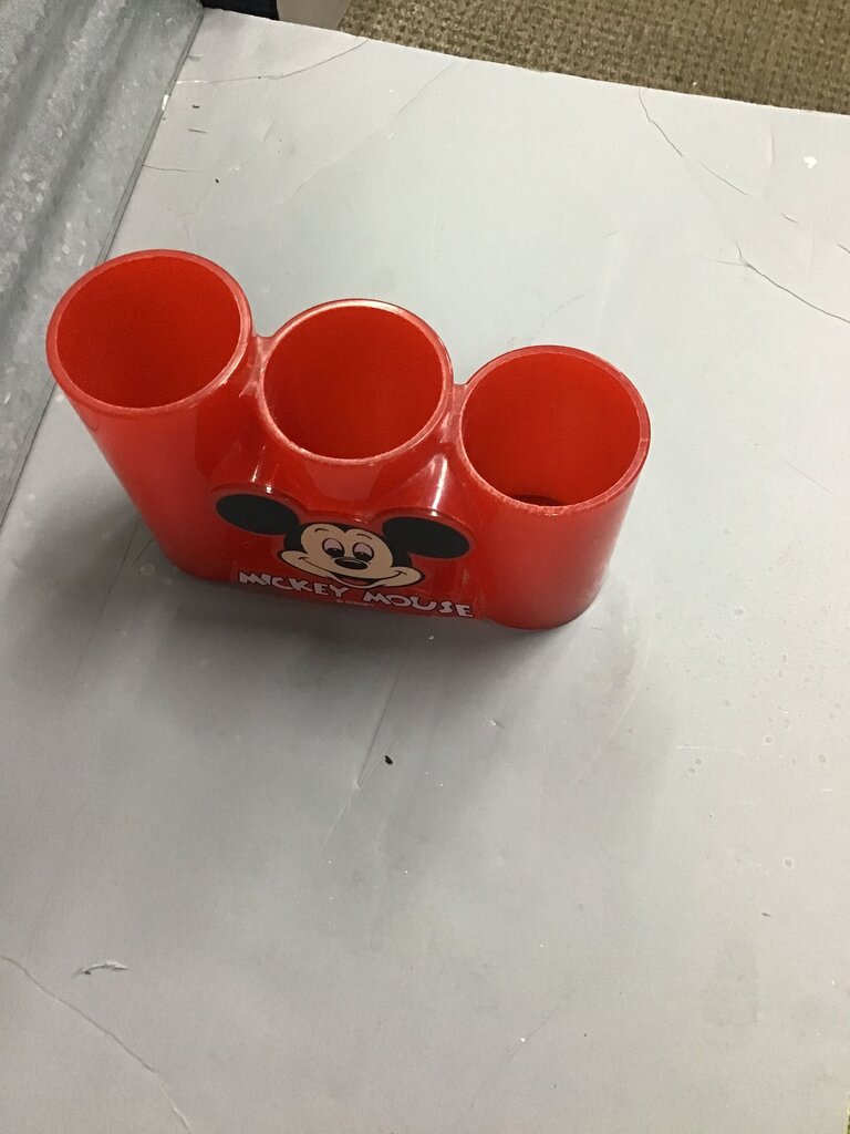 Mickey Mouse Red Pencil Holder