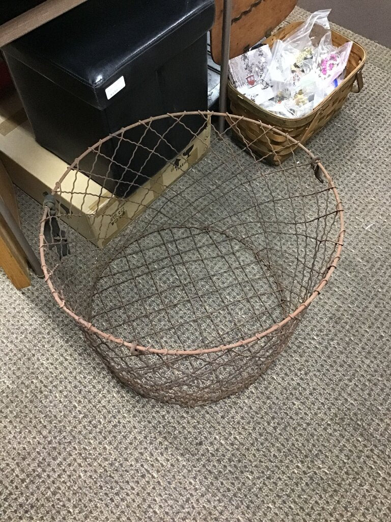 Vintage Wire Storage Basket