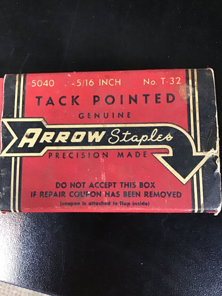 Arrow Tack Pointed Staples 5/16 Inch