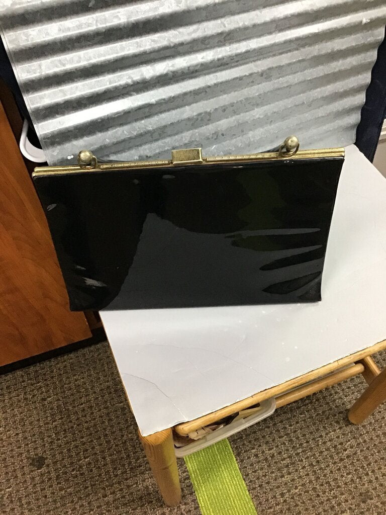 Vintage Black Clutch Purse