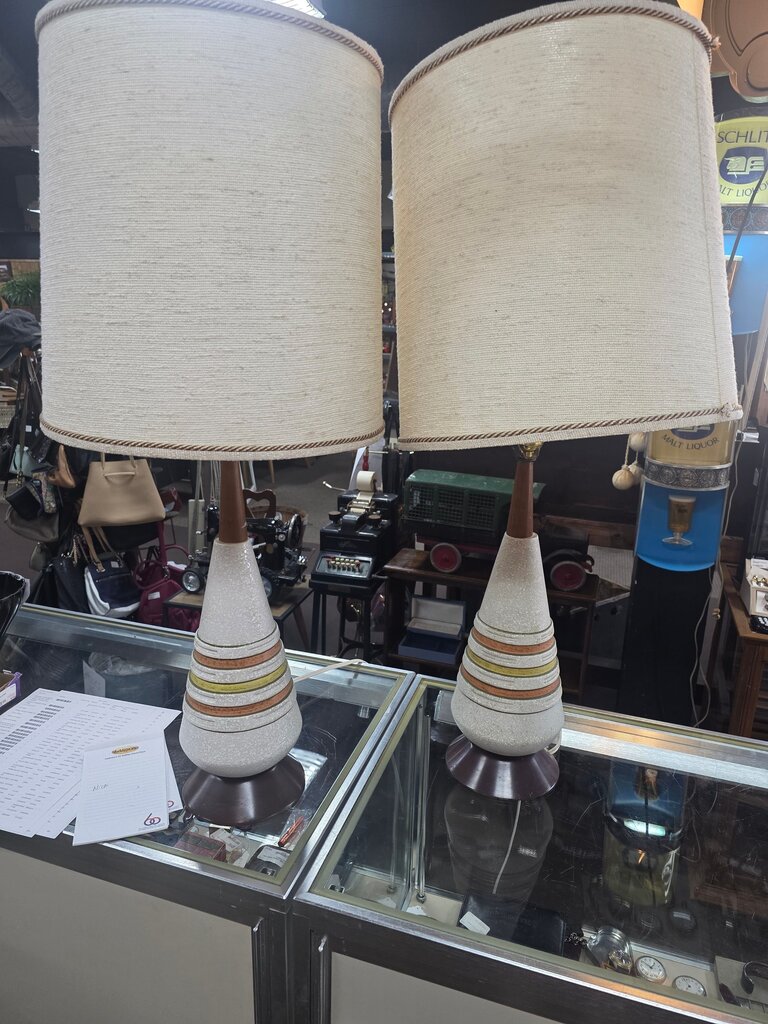 Mid-Century Modern Table Lamps Set