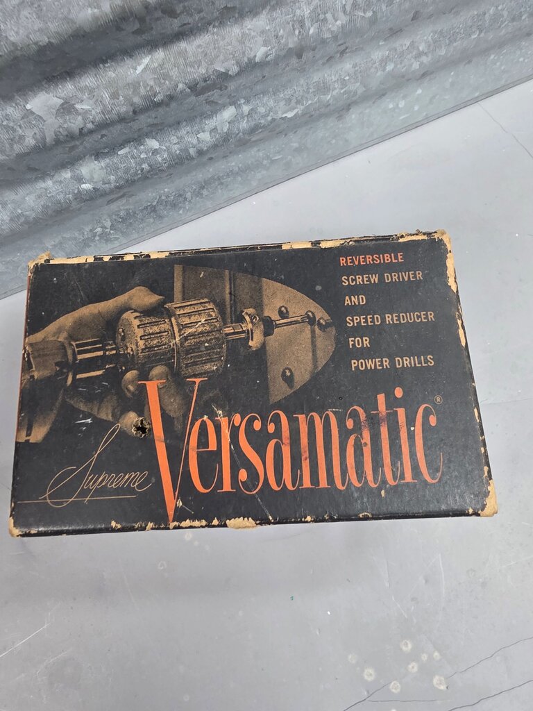 Supreme Versamatic Reversible Screw Driver and Speed Reducer