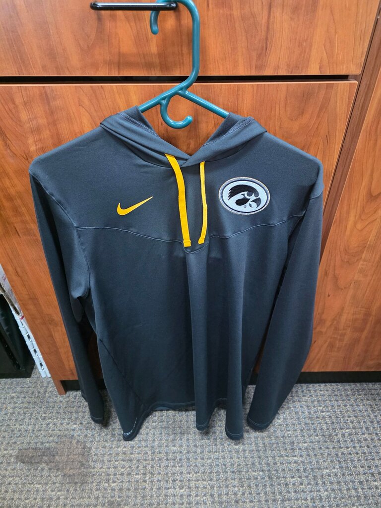 Iowa Hawkeyes Nike Gray Hoodie