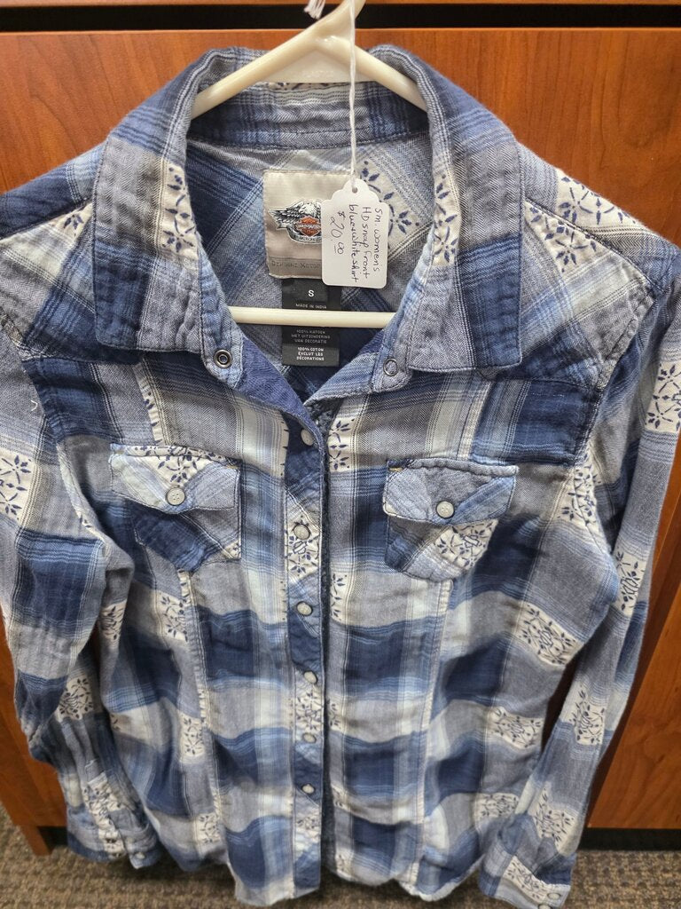 Harley-Davidson Women's Plaid Button-Up Shirt