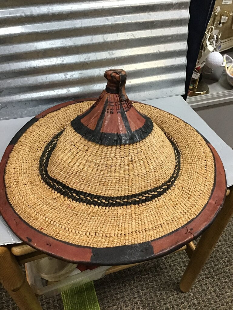 Fulani Handcrafted Traditional Woven Straw Hat