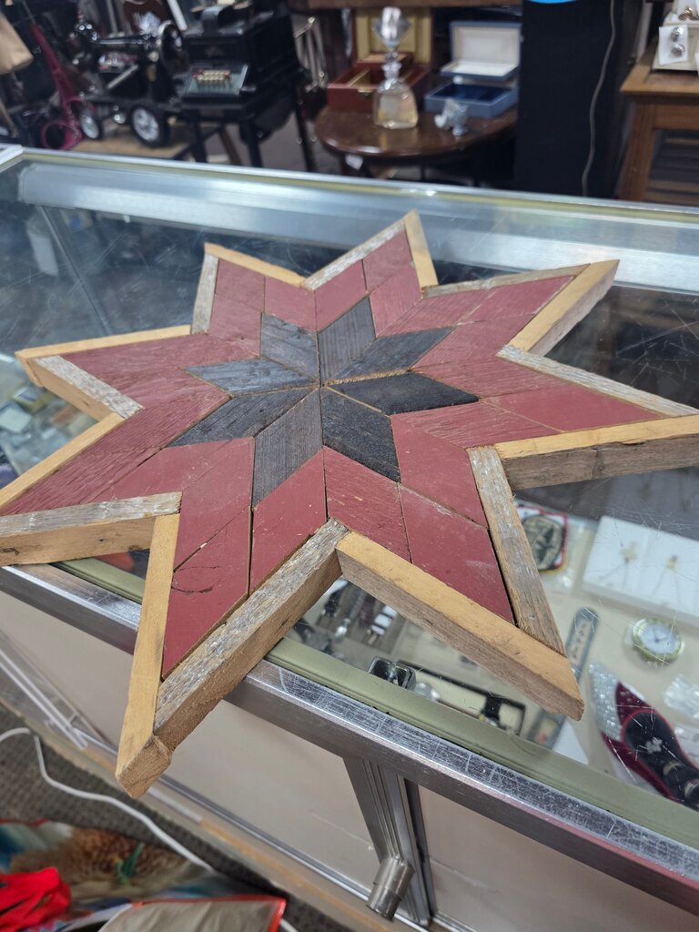 Rustic Wooden Star Wall Decor