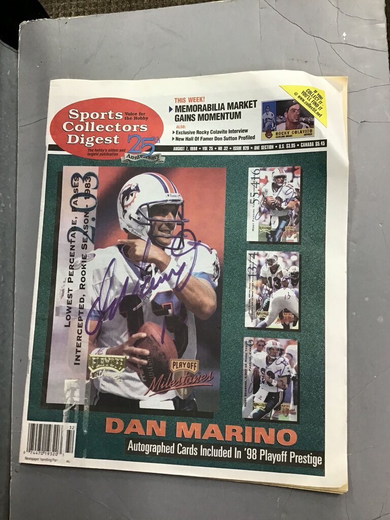 Sports Collectors Digest featuring Dan Marino
