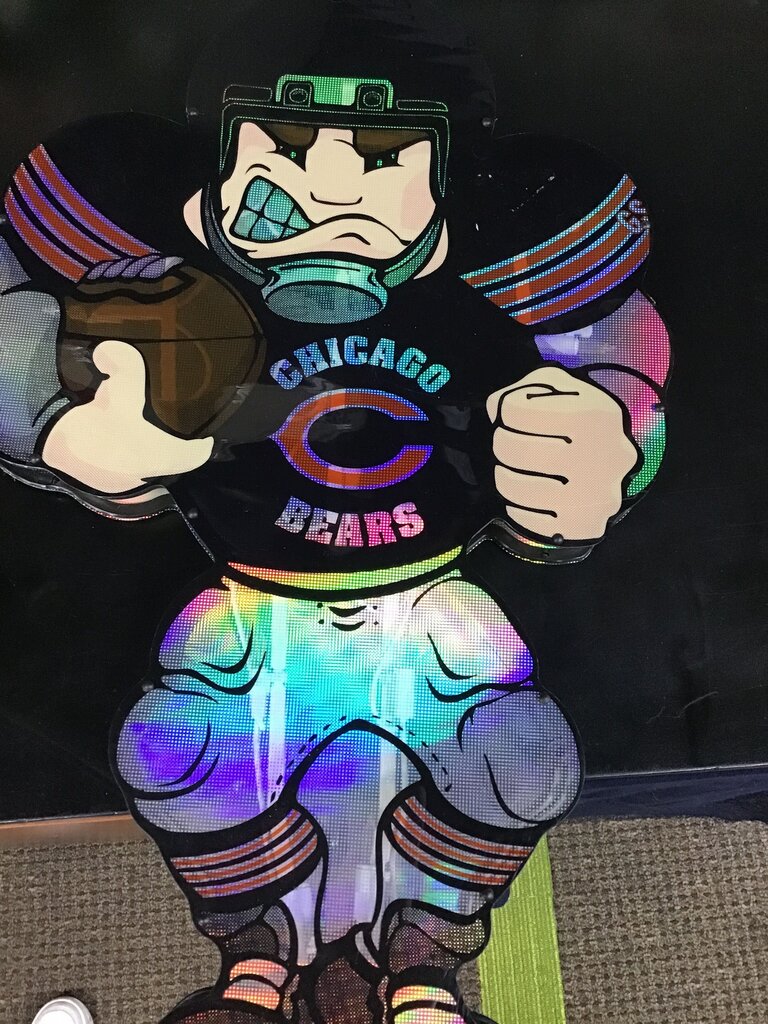Chicago Bears Football Player Sign
