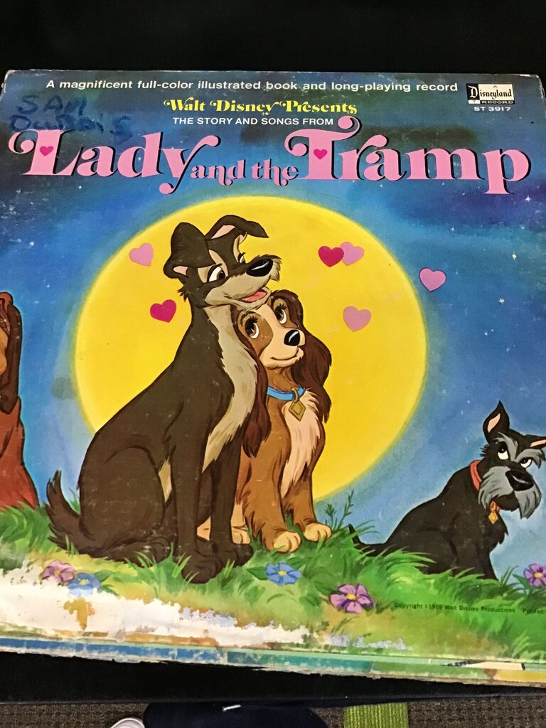 Walt Disney Lady and the Tramp Story and Songs Book