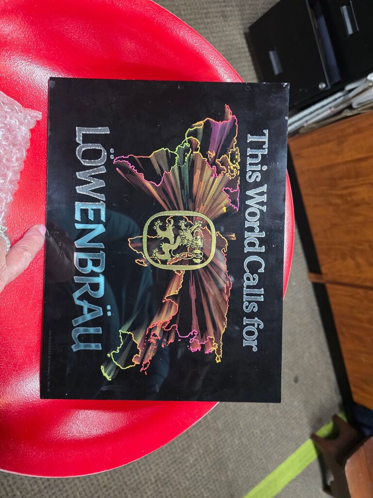 Lowenbrau Beer Advertising Sign