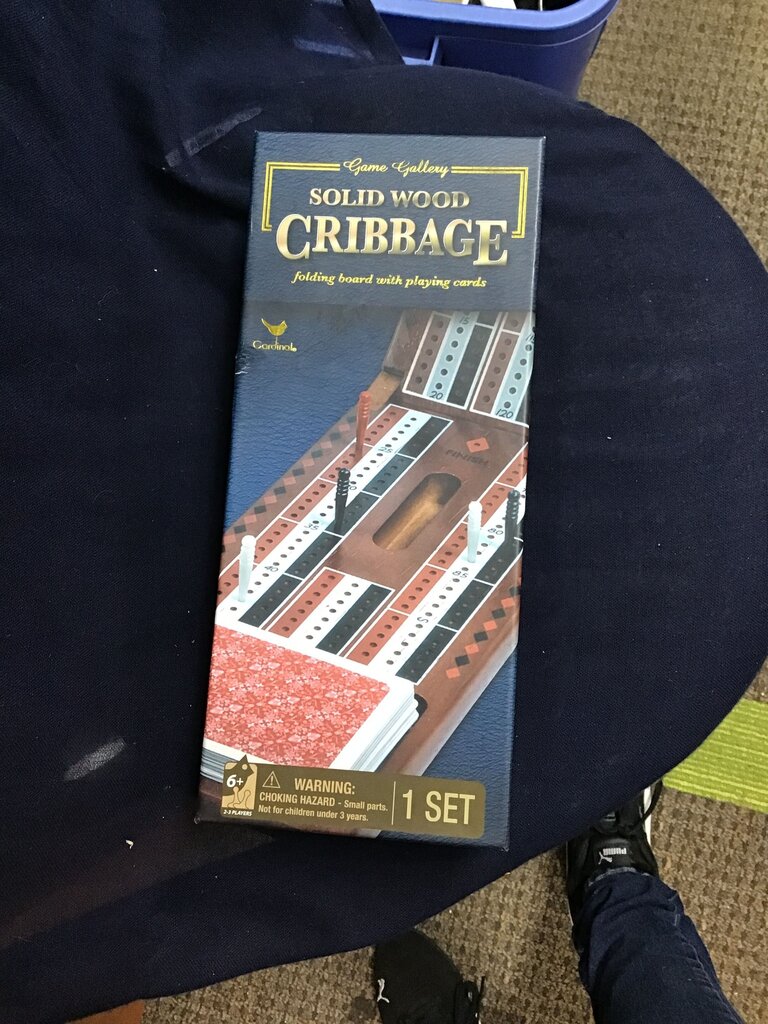 Game Gallery Solid Wood Cribbage