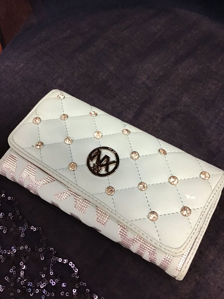 Michael Kors Quilted Mint Green Wallet