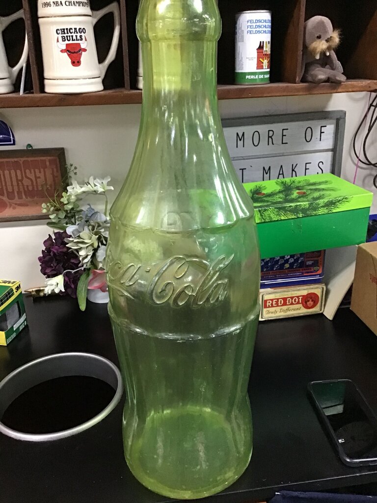 Vintage Coca-Cola Green Glass Bottle