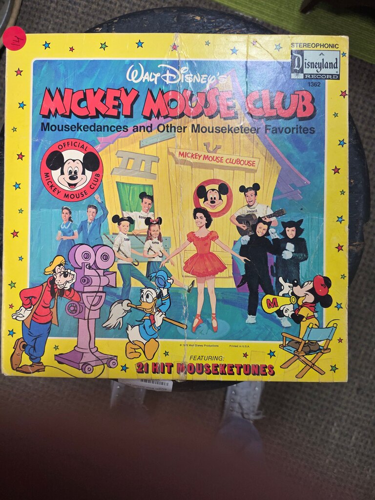 Walt Disney's Mickey Mouse Club Vinyl Record