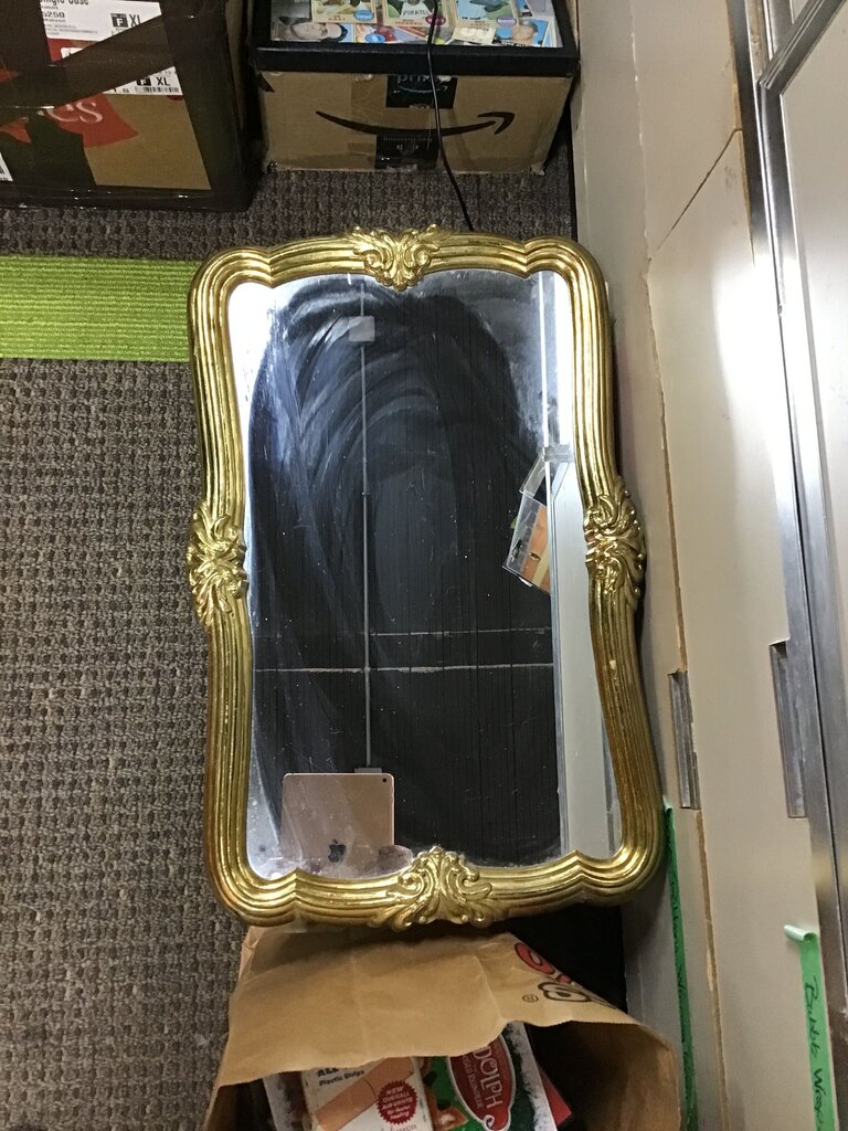 Vintage Gold Framed Mirror