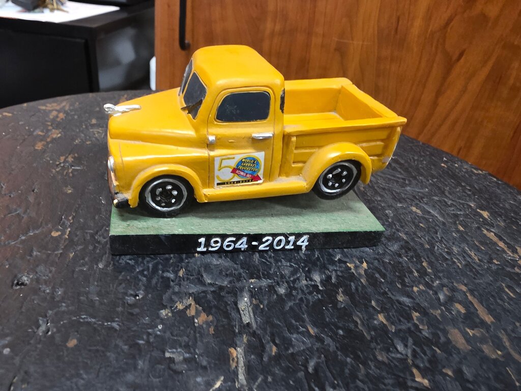 1964-2014 Yellow Pickup Truck Figurine