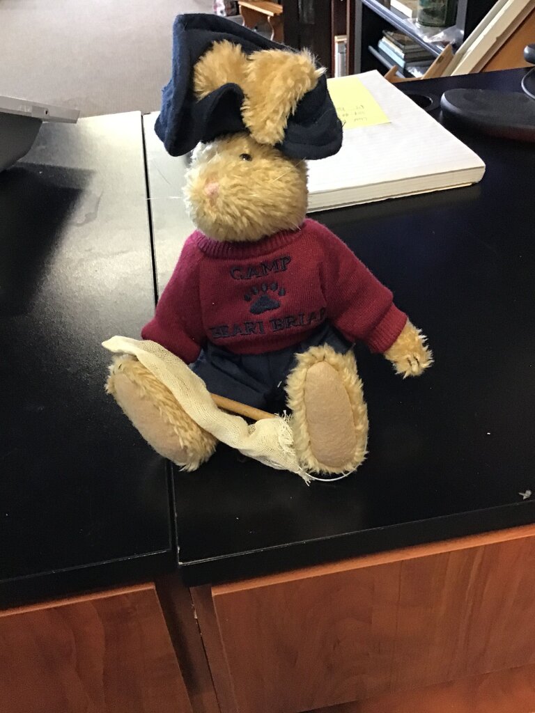 Vintage Camp Bear Rabbit Plush Toy