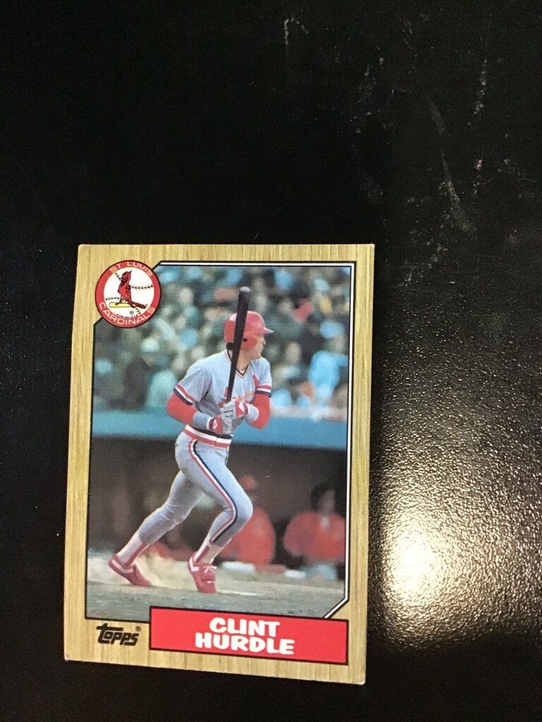 1987 Topps Clint Hurdle Baseball Card