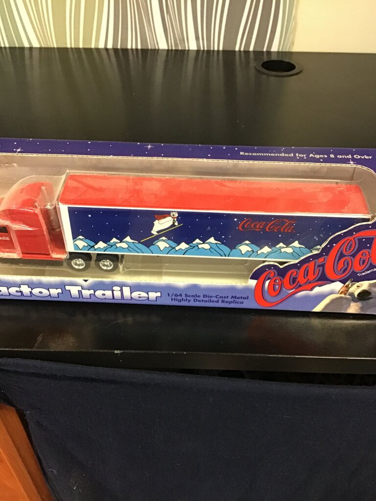 Coca-Cola Tractor Trailer Die-Cast Model