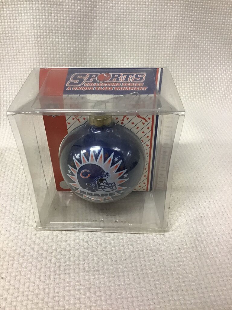 Chicago Bears Collector's Series Glass Ornament
