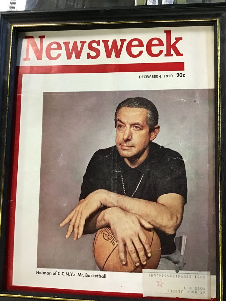 Newsweek Magazine Cover featuring Holman of C.C.N.Y. Mr. Basketball