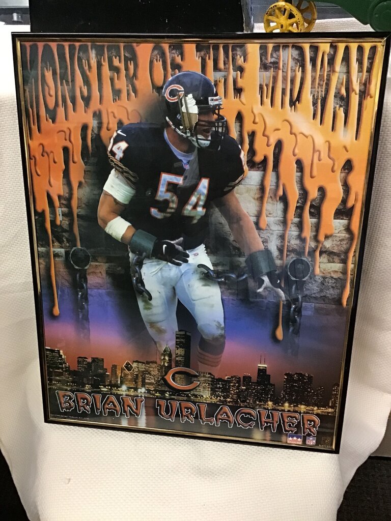 Brian Urlacher Monster of the Midway Poster