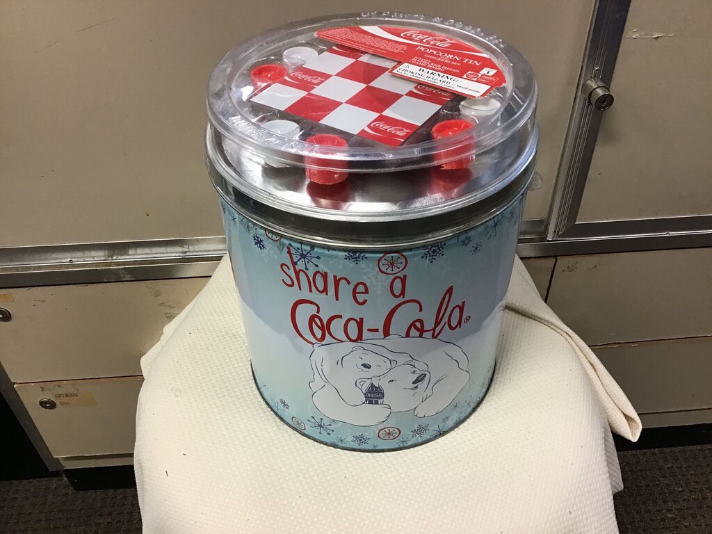 Coca-Cola Popcorn Tin