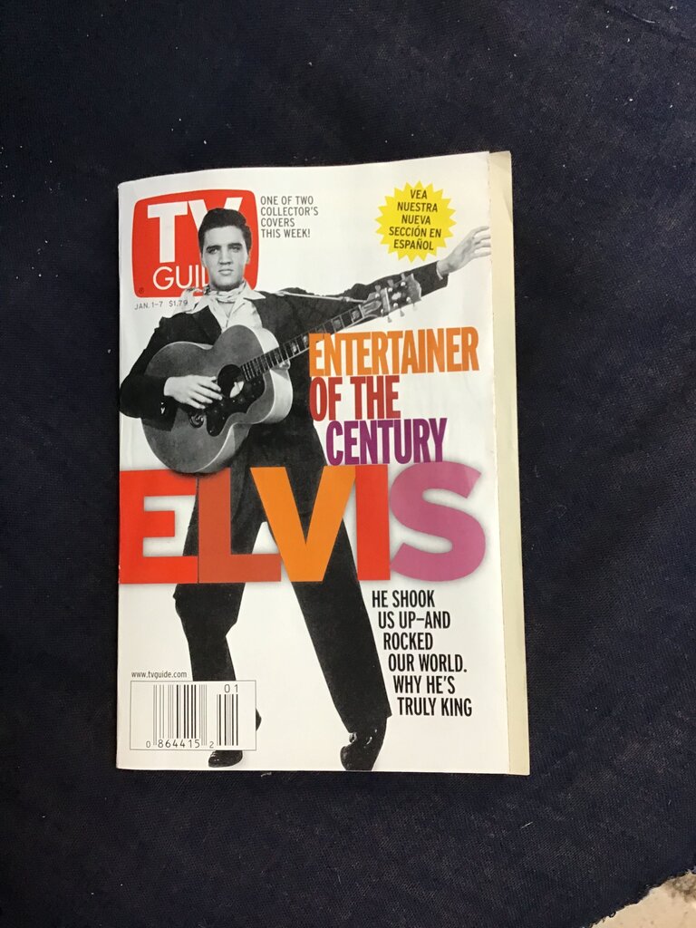 TV Guide Featuring Elvis Presley