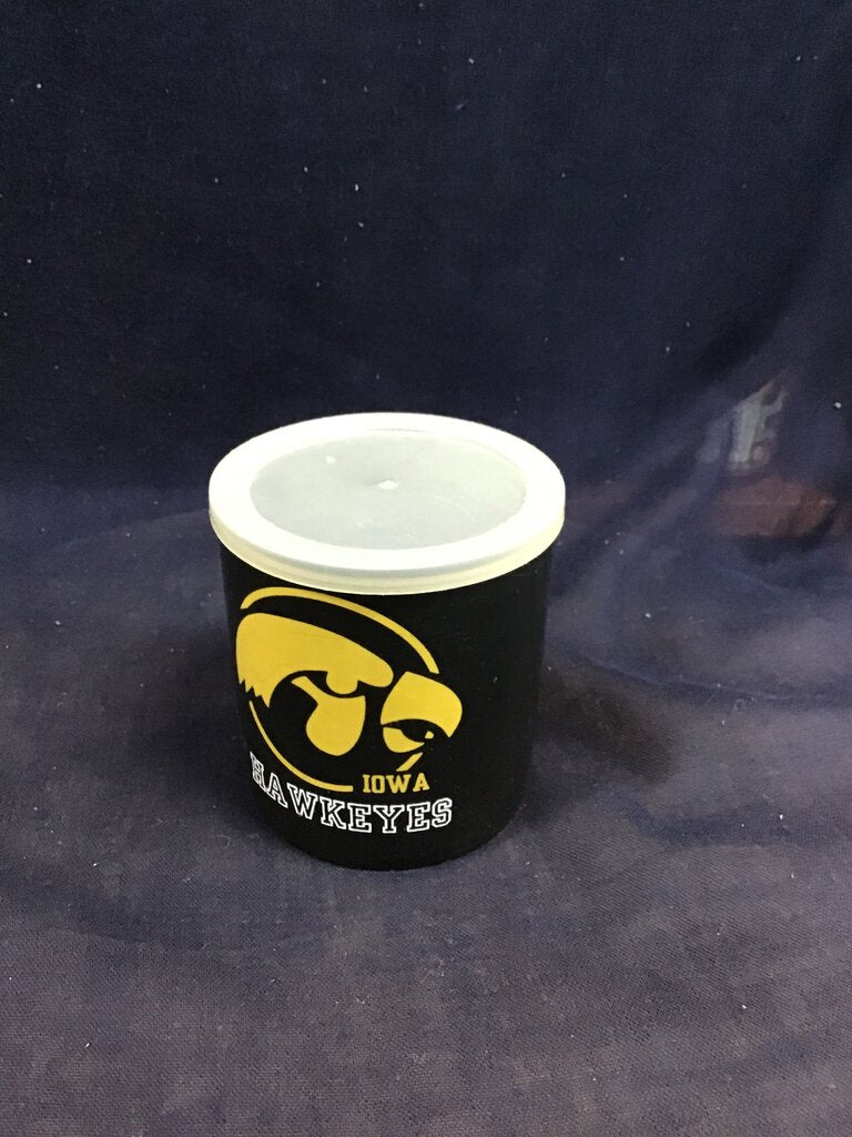 Iowa Hawkeyes Black Drink Cooler