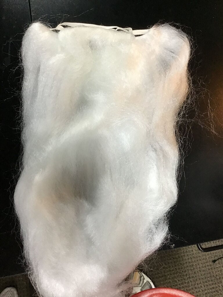 White Santa beard