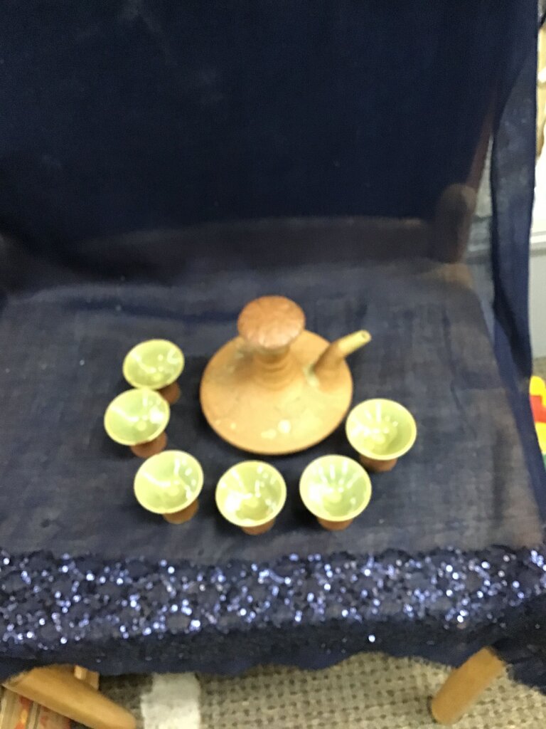 Ceramic Pitcher Set with Cups