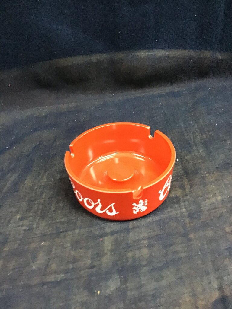 Coors Orange Ashtray