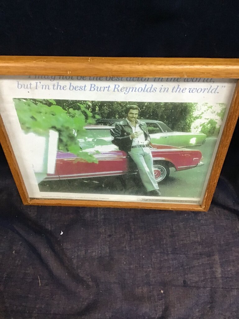 Burt Reynolds Vintage Framed Print