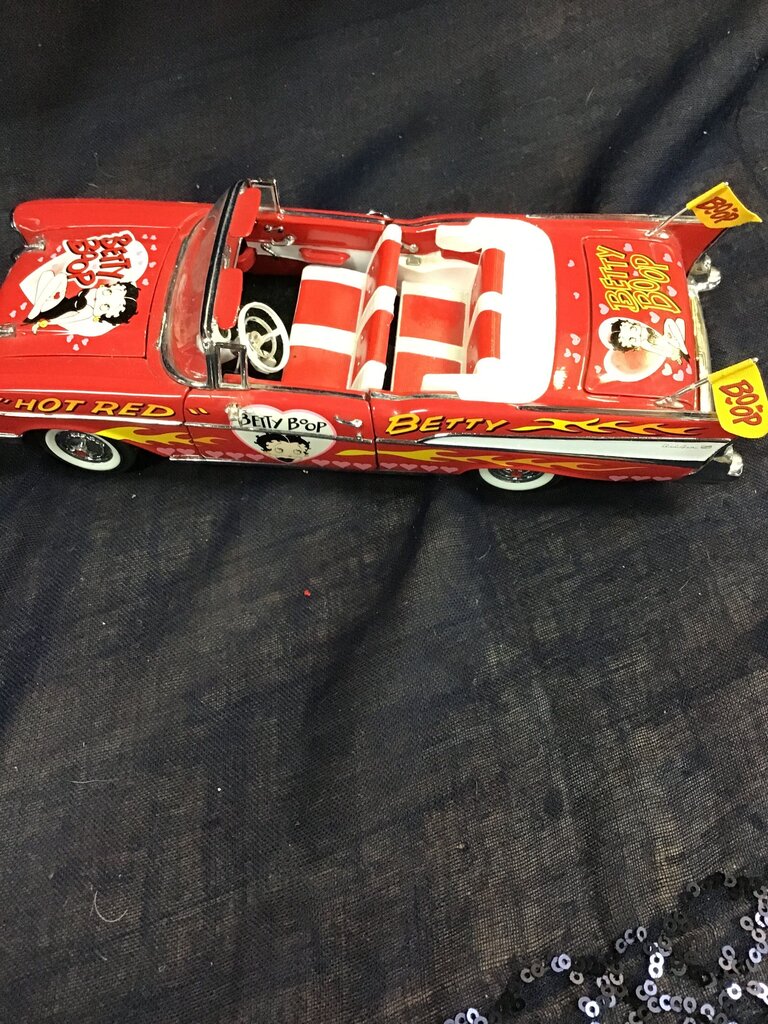 Betty Boop Hot Red Convertible