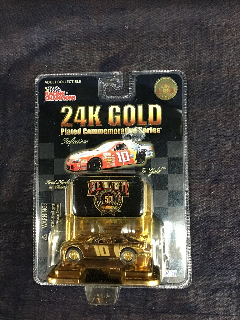 24K Gold Plated Commemorative Racecar Diecast