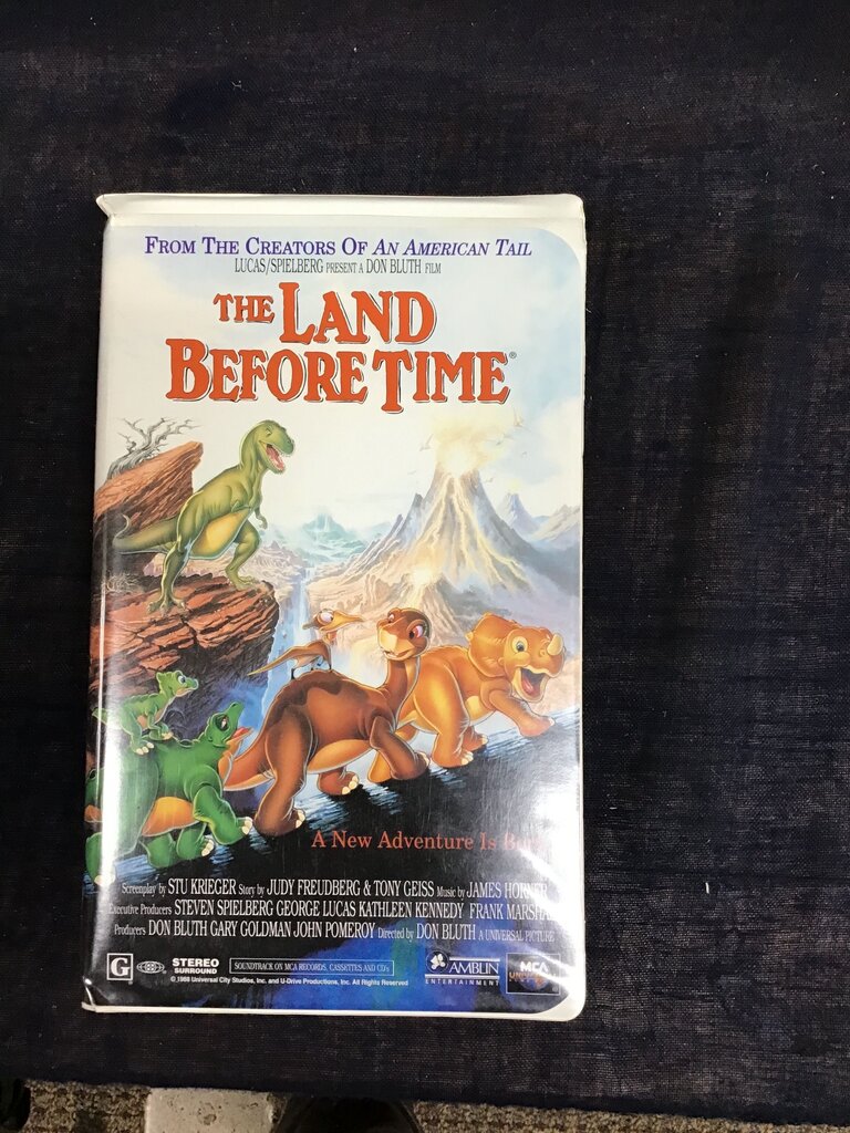 The Land Before Time VHS