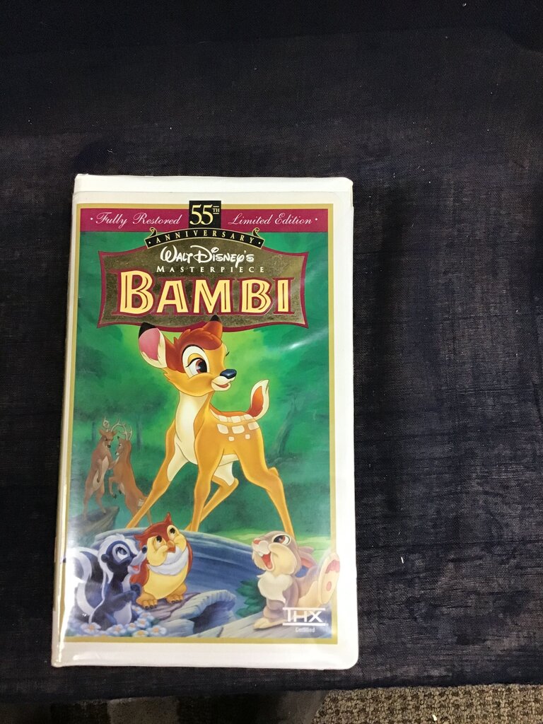 Walt Disney's Bambi 55th Anniversary Limited Edition VHS