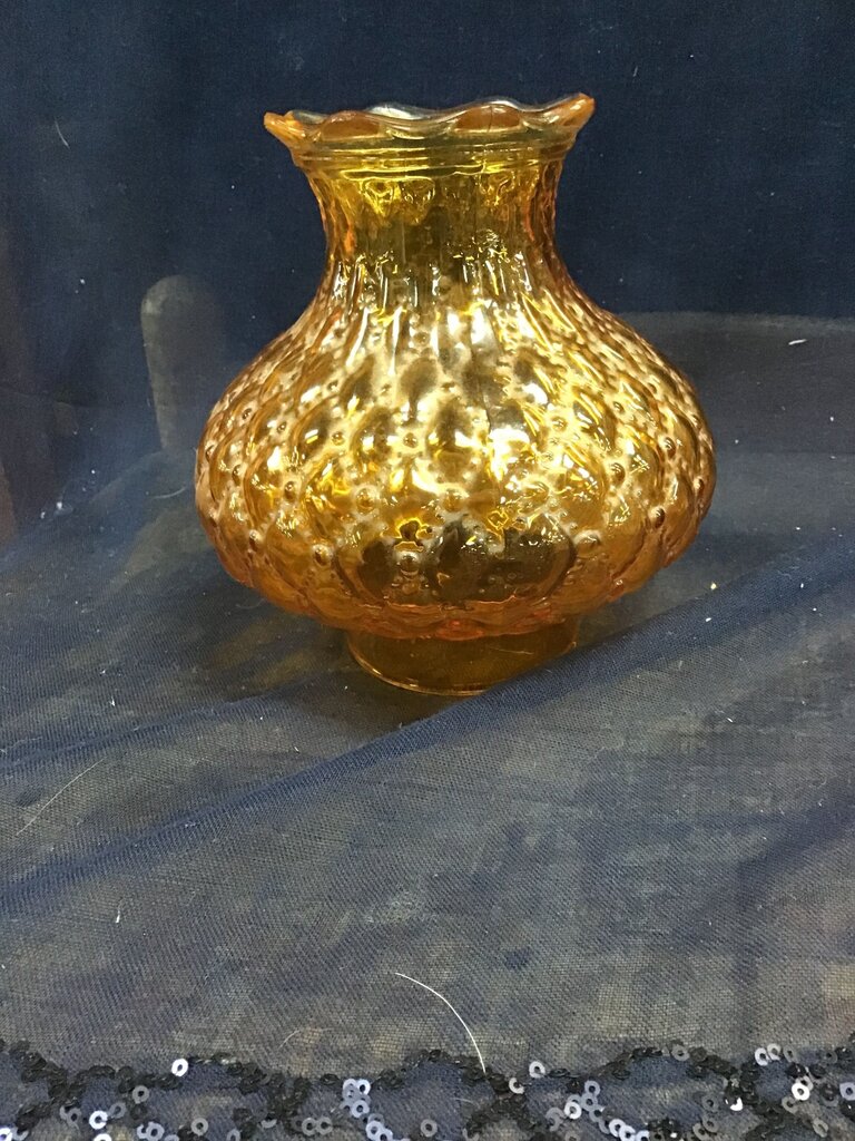 Vintage Amber Glass Lamp Replacement