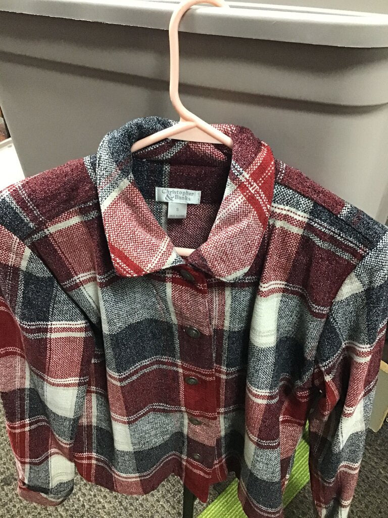 Christopher Banks Plaid Flannel Shirt