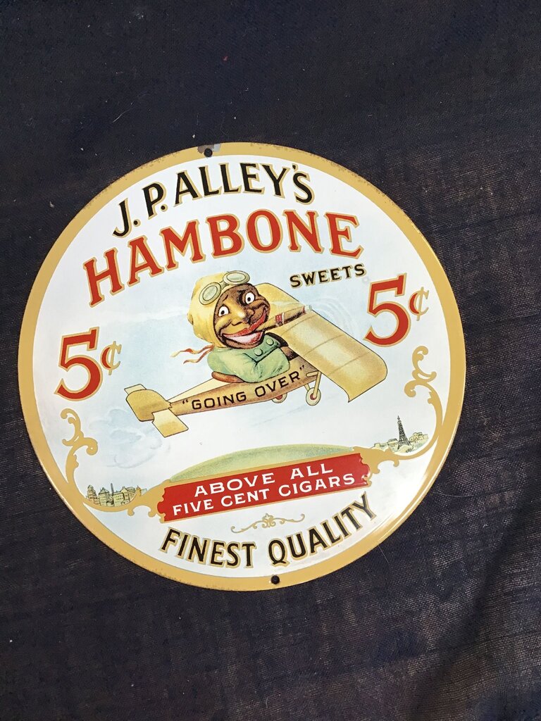 J.P. Alley's Hambone Sweets Advertising tin Sign