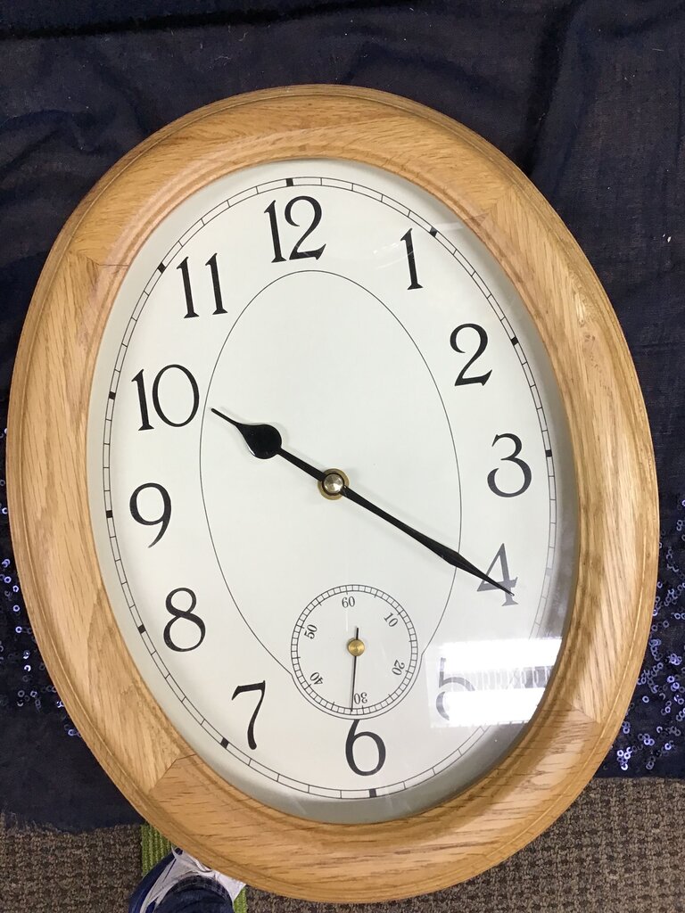 Vintage Wooden Wall Clock