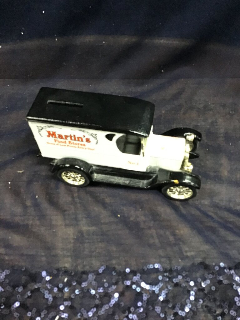 Martin's Food Stores Delivery Truck Coin Bank